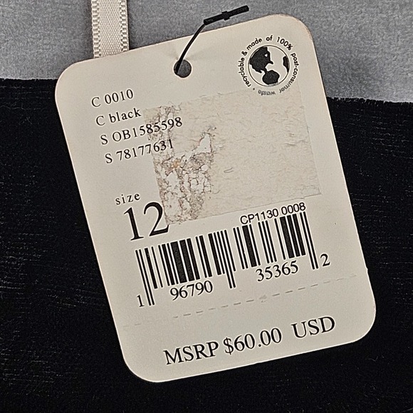 NEW Free People Annalise Velvet Mini Skirt Womens 12 Black Zip Closure Unlined - Picture 4 of 10